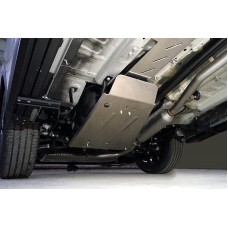 Защита бака и заднего редуктора ТСС алюминий 4 мм на 4WD 2.0L для Exeed RX 2023-2024