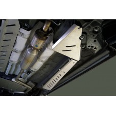 Защита трубок кондиционера ТСС алюминий 4 мм на 2WD для Jetour X90 Plus 2023-2024