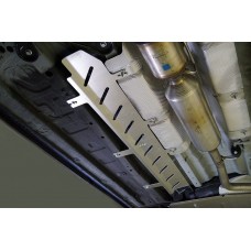 Защита топливопровода ТСС алюминий 4 мм на 2WD для Jetour X90 Plus 2023-2024