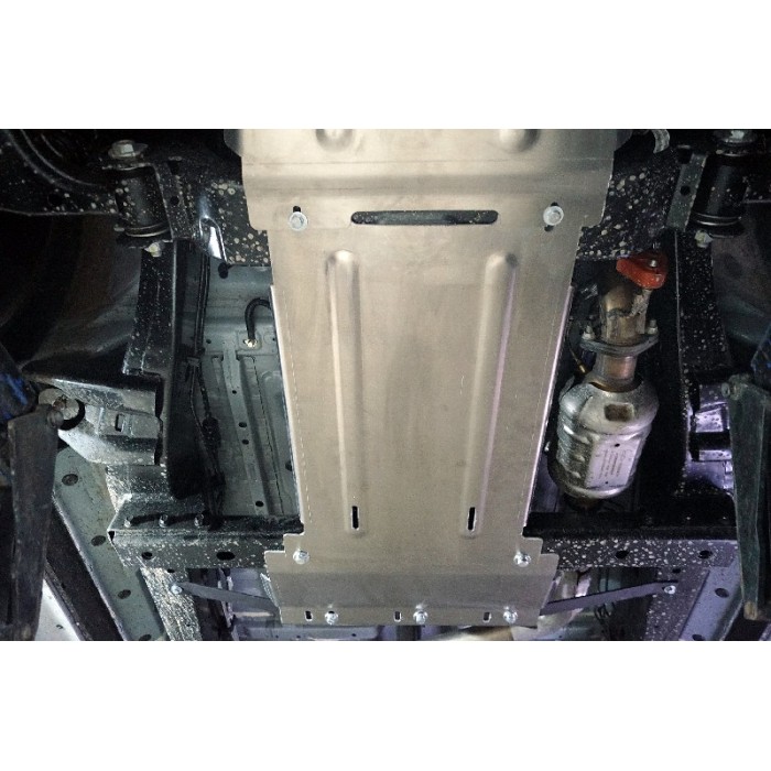 Защита КПП ТСС алюминий 4 мм на 4WD 2.0 для Changan Hunter Plus 2023-2024