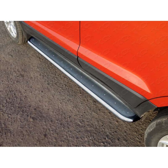 Пороги с площадкой нержавеющий лист 42 мм для Ford Ecosport 2014-2018 для Ford Ecosport 2014-2018