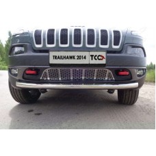 Защита переднего бампера 60 мм для Jeep Cherokee Trailhawk 2014-2022