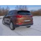 Защита заднего бампера 60 мм для Kia Sportage 2016-2018 артикул KIASPORT16-26