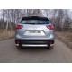 Защита заднего бампера уголки 75х42 мм для Mazda CX-5 2015-2024 артикул MAZCX515-19