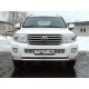 Защита передняя двойная 76-75 мм для Toyota Land Cruiser 200 2012-2015 артикул TOYLC20012-01