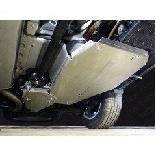 Защита дифференциала ТСС алюминий 4 мм для Kia Sorento Prime 2015-2020