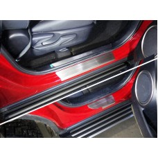 Накладки на пороги лист шлифованный 4шт для Lexus NX 2017-2022