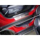Накладки на пороги лист шлифованный 4шт для Lexus NX 2017-2021 артикул LEXNX17-06
