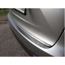 Накладка на задний бампер зеркальный лист  для Lexus NX-200 2014-2017
