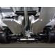 Комплект защиты картера ТСС алюминий 4 мм для Mazda CX-9 2017-2023 артикул ZKTCC00337K