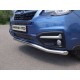 Защита переднего бампера 60 мм для Subaru Forester 2016-2018 артикул SUBFOR16-28