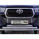 Решётка радиатора нижняя 12 мм для Toyota Hilux Exclusive 2018-2020 артикул TOYHILUXEXC18-03