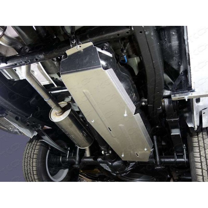 Защита бака ТСС алюминий 4 мм для Volkswagen Amarok 2016-2023 артикул ZKTCC00211