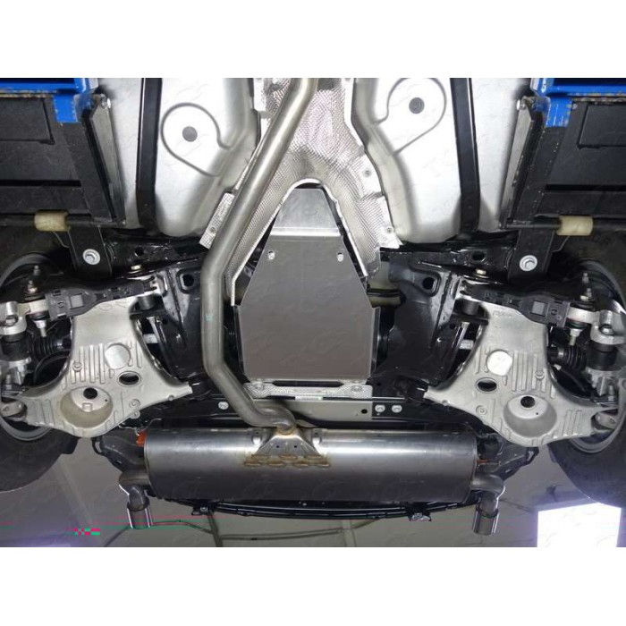 Защита дифференциала ТСС алюминий 4 мм для Land Rover Discovery Sport 2014-2023 артикул ZKTCC00186