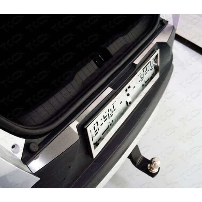 Накладки на задний бампер лист шлифованный 2 шт для Renault Arkana 2019-2023 артикул RENARK19-08