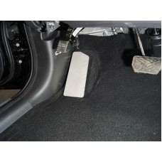 Накладка площадки левой ноги лист алюминий 4 мм для Geely Emgrand X7 2018-2023