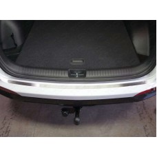 Накладка на задний бампер шлифованный лист для Hyundai Creta 2016-2021