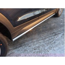 Пороги труба 50 мм для Hyundai Tucson 2015-2018