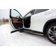 Пороги с площадкой алюминиевый лист 42 мм для Lexus RX F-Sport 2015-2023 артикул LEXRX200tFS15-04