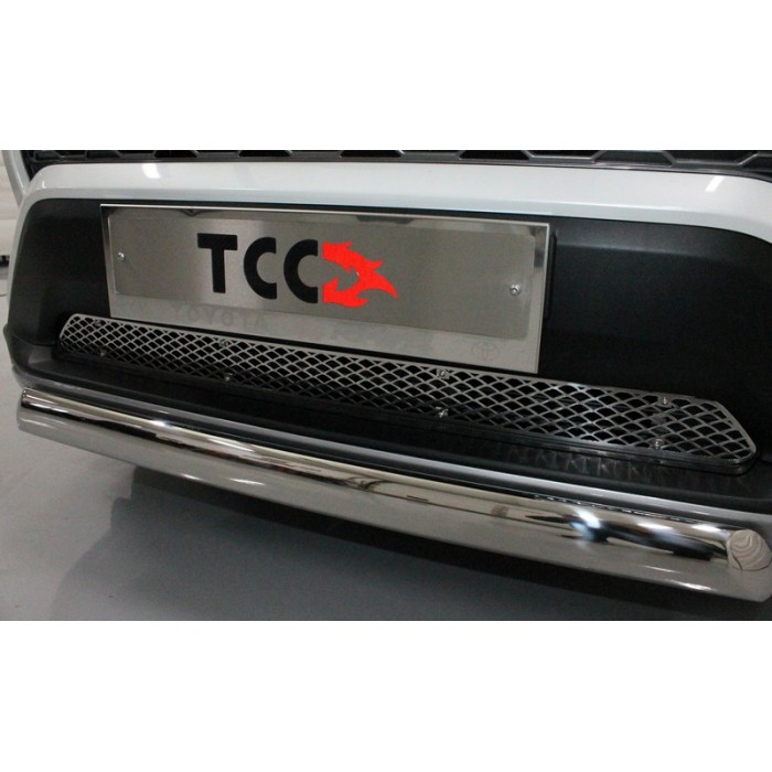 Накладка решетки радиатора нижняя лист для Toyota RAV4 2019-2023 артикул TOYRAV19-15