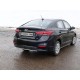 Защита заднего бампера 25 мм для Hyundai Accent 2018-2024 артикул HYUNACC17-22