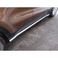 Пороги труба 60 мм для Kia Sportage 2019-2024