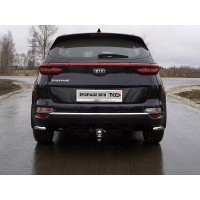 Фаркоп ТСС оцинкованный, шар E для Kia Sportage 2018-2024