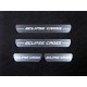 Накладки на пороги лист шлифованный надпись Eclipse Cross 4 шт для Mitsubishi Eclipse Cross 2018-2023 артикул MITECLCR18-04