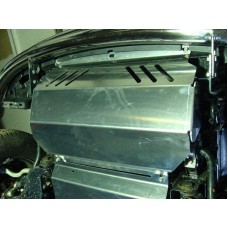 Защита радиатора ТСС алюминий 4 мм для Mitsubishi L200/Pajero Sport 2013-2019