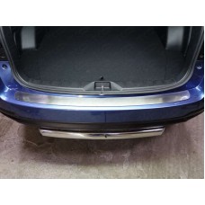 Накладка на задний бампер зеркальный лист для Subaru Forester 2016-2018