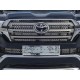 Накладка решётки радиатора верхняя лист 2 штуки для Toyota Land Cruiser 200 Executive 2016-2021 артикул TOYLC200EX16-04