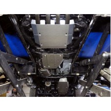 Комплект защит ТСС алюминий 4 мм для Volkswagen Amarok 2016-2023