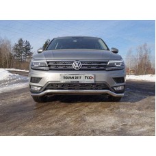 Защита переднего бампера  для Volkswagen Tiguan 2016-2022