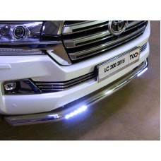 Накладка решётки радиатора 12 мм для Toyota Land Cruiser 200 2015-2023