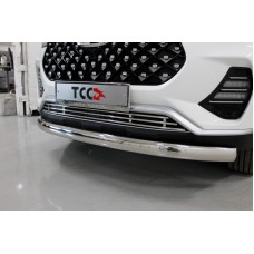 Накладка решетки радиатора 12 мм для Chery Tiggo 7 Pro 2020-2022