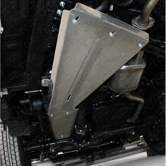 Защиты комплект, алюминий 4 мм рк, адсорбера  для Suzuki Jimny 2019-2023 артикул ZKTCC00414К