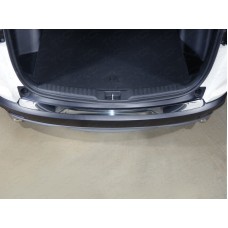 Накладка на задний бампер лист зеркальный для Honda CR-V 2017-2023