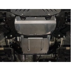 Защиты комплект ТСС алюминий 4 мм: картер, КПП, бак для Hyundai H-1 Starex 2019-2021