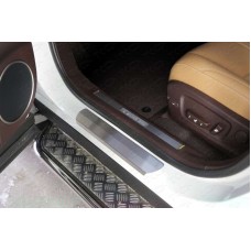 Накладки на пороги шлифованный лист для Lexus RX-200t/350/450h 2015-2023