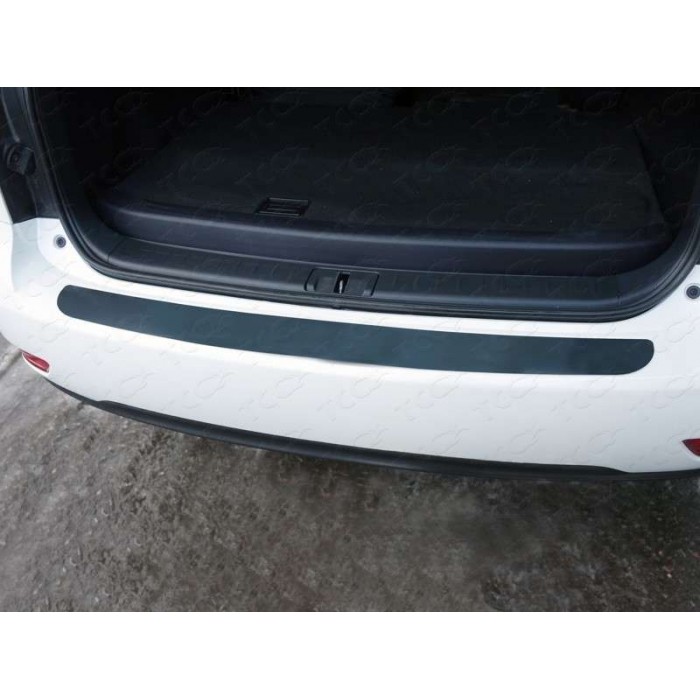 Накладка на задний бампер шлифованный лист для Lexus RX-270/350/450 2009-2015 артикул LEXRX27014-02