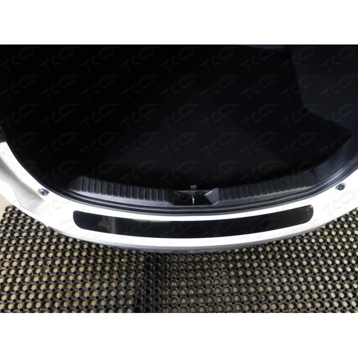 Накладка на задний бампер зеркальный лист для Mazda CX-5 2018-2023 артикул MAZCX517-09