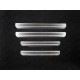 Накладки на пороги лист шлифованный с полосой 4 шт для Mazda CX-9 2017-2023 артикул MAZCX917-04