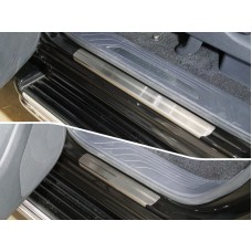 Накладки на пороги шлифованный лист 4 штуки для Mercedes-Benz X-Class 2018-2022