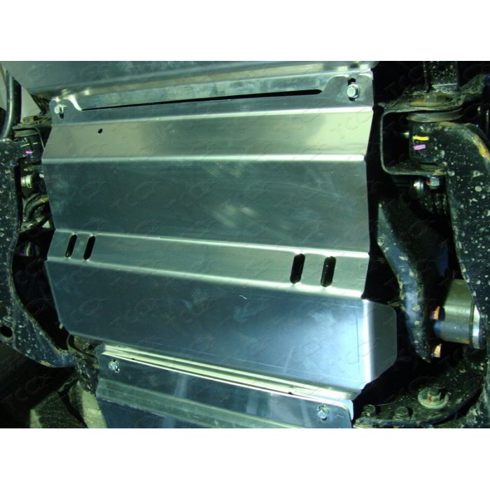 Защита картера ТСС алюминий 4 мм для Mitsubishi L200/Pajero Sport/Fiat Fullback 2013-2016 артикул ZKTCC00047