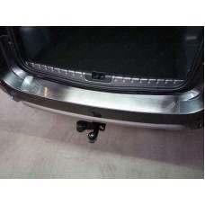 Накладка на задний бампер шлифованный лист для Nissan Terrano 2014-2023
