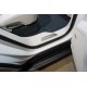Накладки на пороги на пластик вставка шлифованный лист надпись Cayenne Turbo 4 штуки для Porsche Cayenne Turbo 2018-2023 артикул PORSCAY18-10
