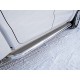 Пороги с площадкой нержавеющий лист 60 мм для Volkswagen Amarok 2016-2023 артикул VWAMAR17-27