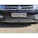Накладка решетки радиатора нижняя с парктроником и камерой 12 мм для Volkswagen Teramont 2018-2023 артикул VWTER18-20