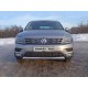 Защита передняя овальная  для Volkswagen Tiguan 2016-2023 артикул VWTIGOFR17-18