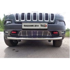 Накладка решётки радиатора лист для Jeep Cherokee Trailhawk 2014-2022